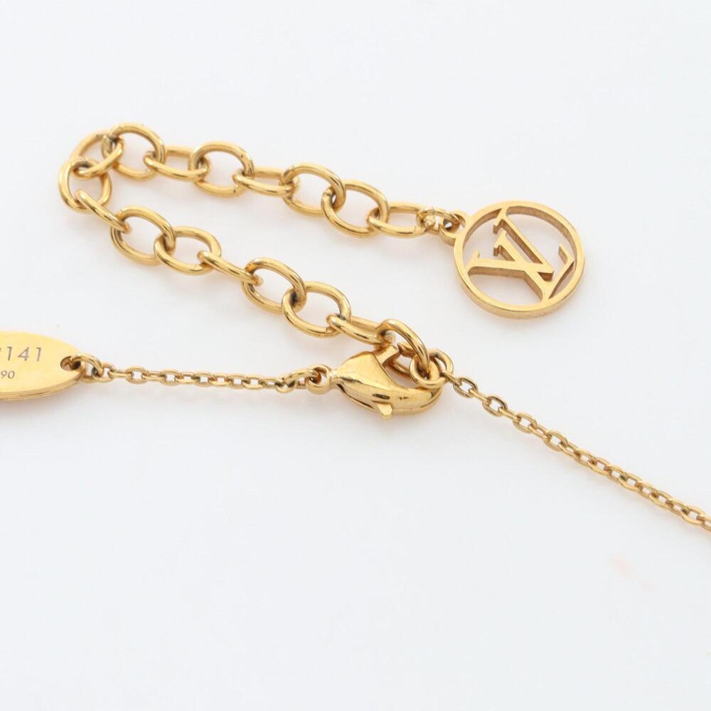 LOUIS VUITTON Gold Necklace - Picture 4 of 7
